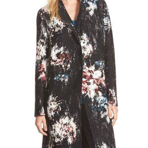 Women's Classiques Entier Jacquard Print Wool & Silk Topper Coast Size 4X / 24W